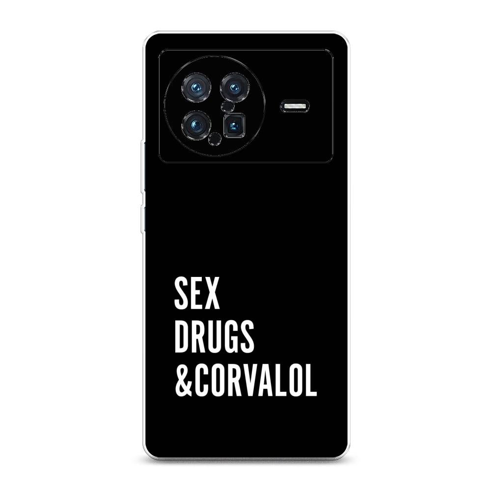 

Чехол на Vivo X Note "Corvalol", Черный;серый;белый, 266950-6