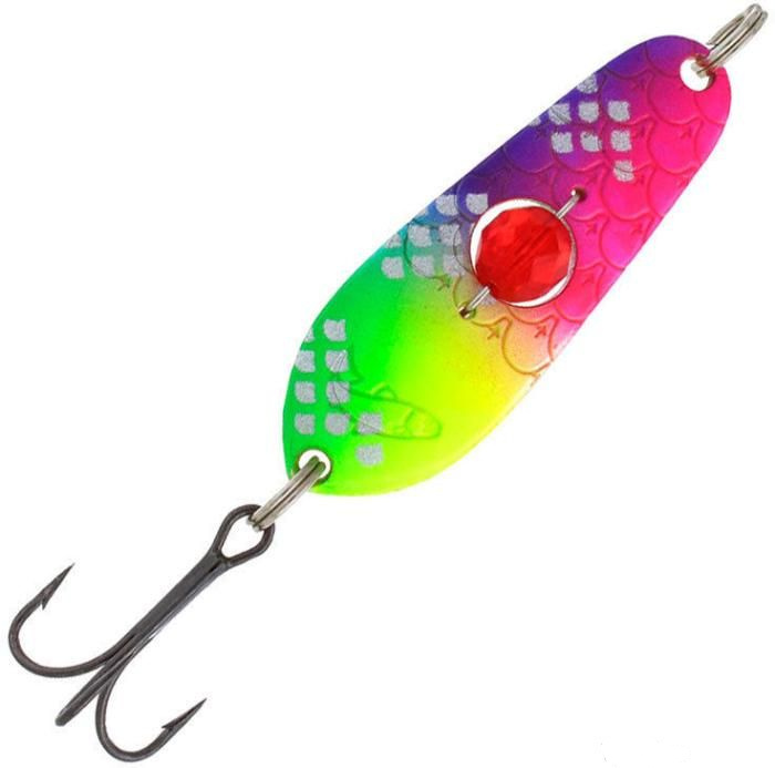 

Блесна Kuusamo Rasanen 50/11 (бусинка) Pink/Li/FYe/GR-S, Разноцветный