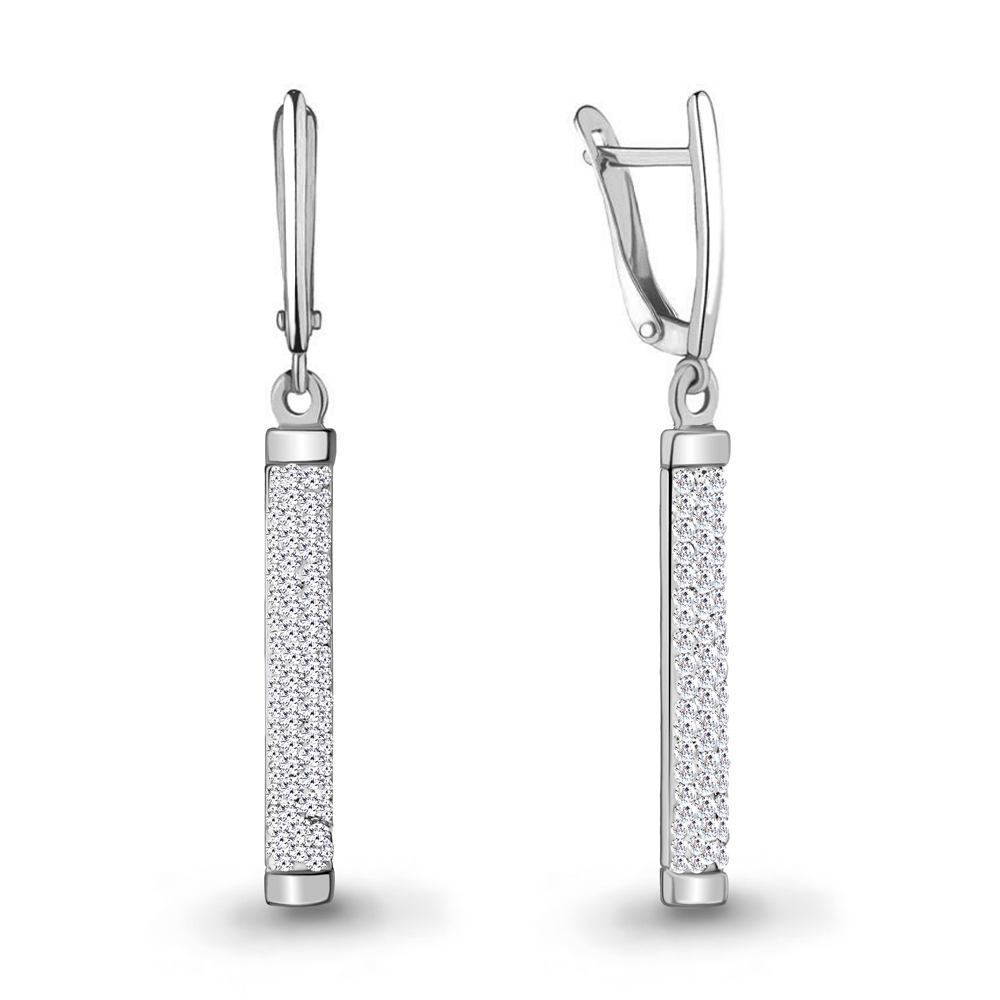 

Серьги из серебра со стеклом Aquamarine Aquamarine 49503_925_р, 49503_925_р