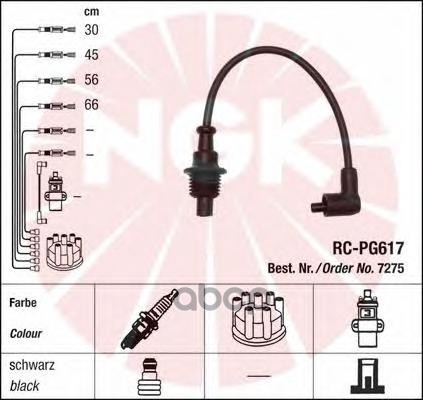 

Ngk Комплект Высоковольтных Проводов 7275