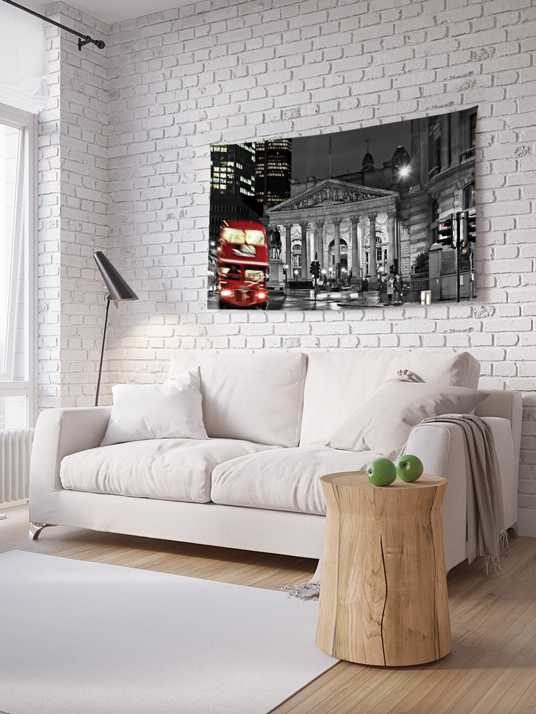 

Горизонтальное фотопанно JoyArty Ночь в Лондоне, из ткани, 100х150 см