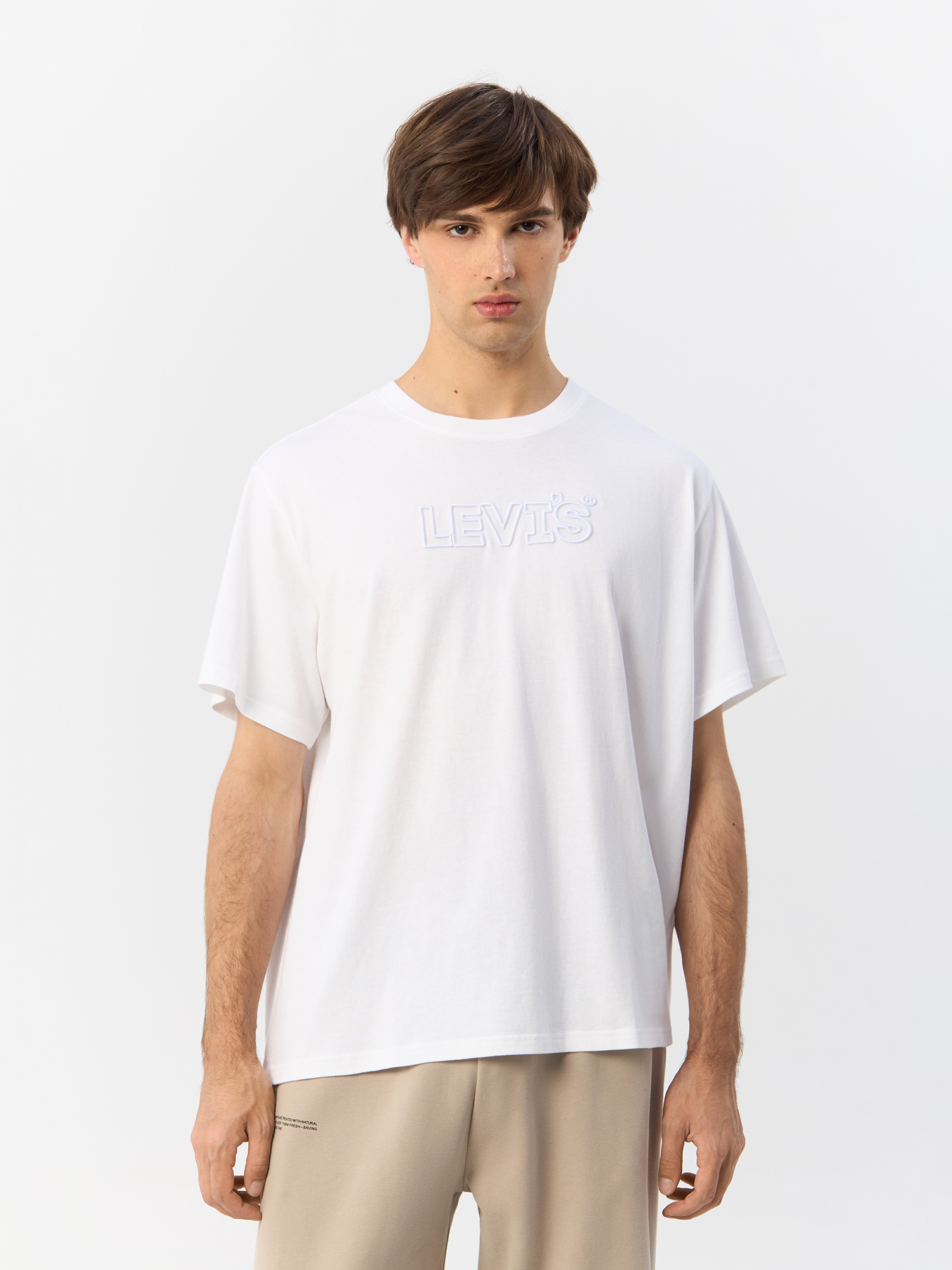 

Футболка мужская Levi's Relaxed Fit Graphic Tee 16143-1477 белая 2XL, Белый, Relaxed Fit Graphic Tee