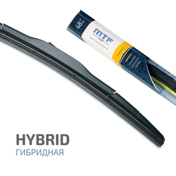 Щетка стеклоочистителя MTF light HYBRID, Гибридная, графитовое покрытие, 600мм (24'') 1 шт