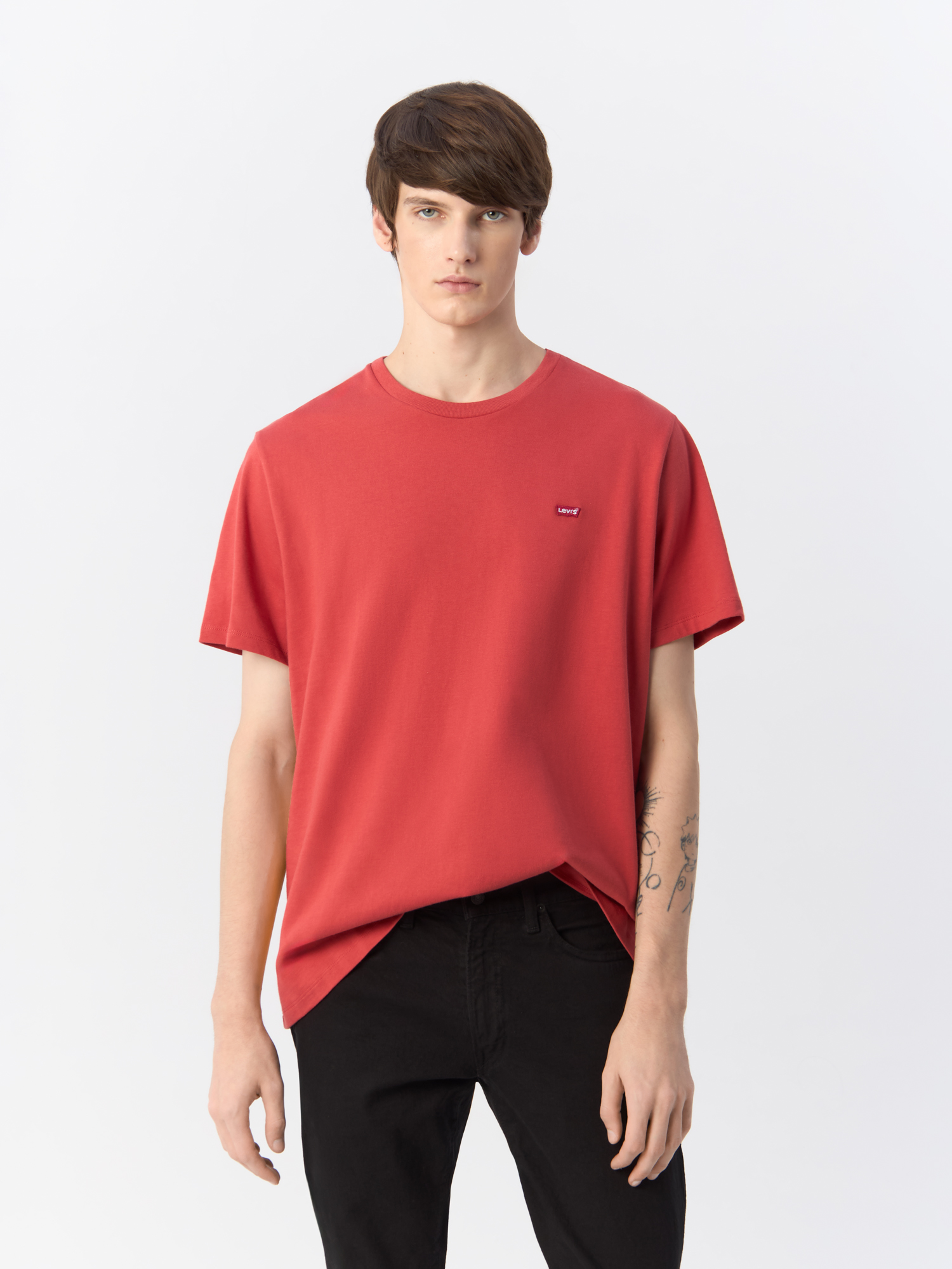 

Футболка мужская Levi's Original Housemark Tee 56605-0251 красная XS, Красный, Original Housemark Tee