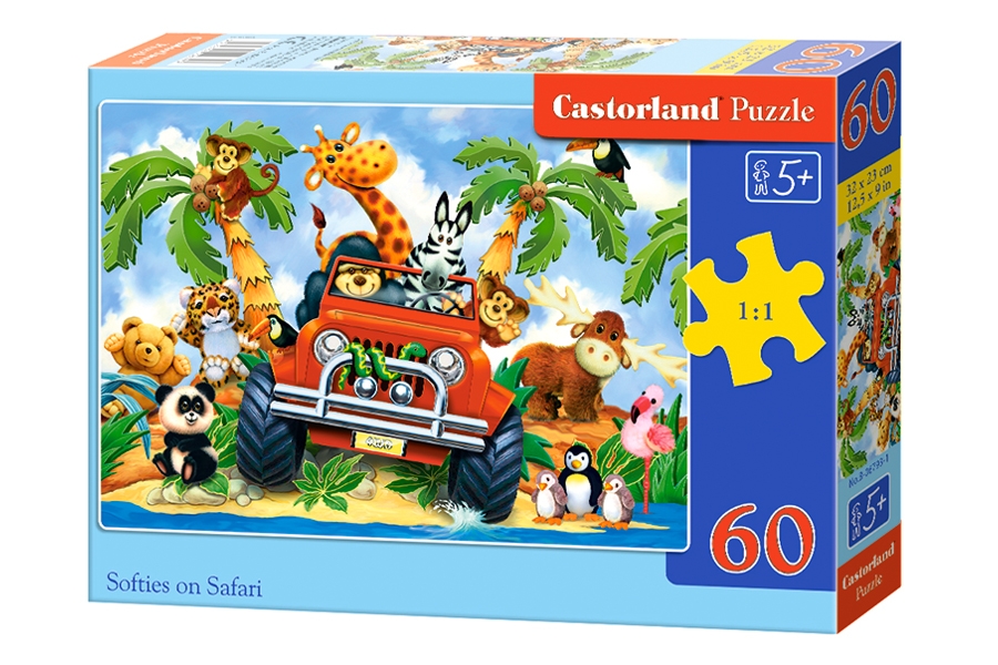 Пазлы Castorland Puzzle-60 MIDI Сафари B06793 570₽