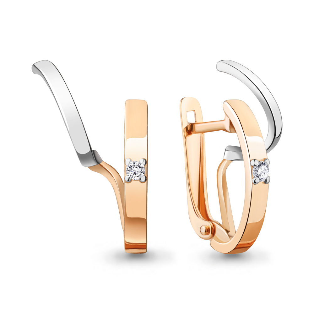 

Серьги из серебра с фианитом Aquamarine Aquamarine 49479А_925_з, 49479А_925_з