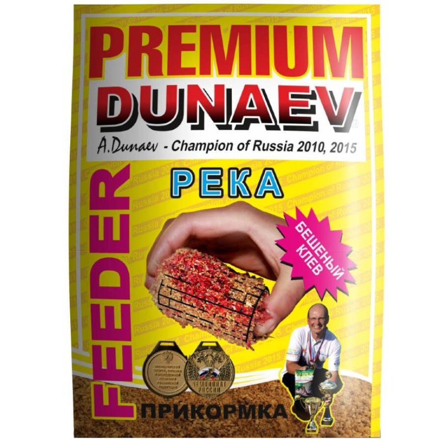 

Прикормка рыболовная Dunaev Premium Фидер Река 1 упаковка, Разноцветный, Premium