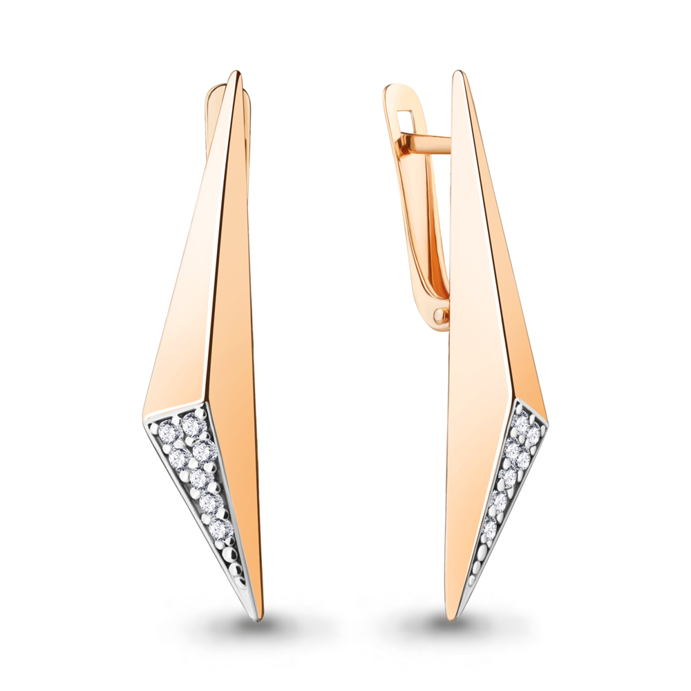 

Серьги из серебра с фианитом Aquamarine Aquamarine 49470А_925_з, 49470А_925_з
