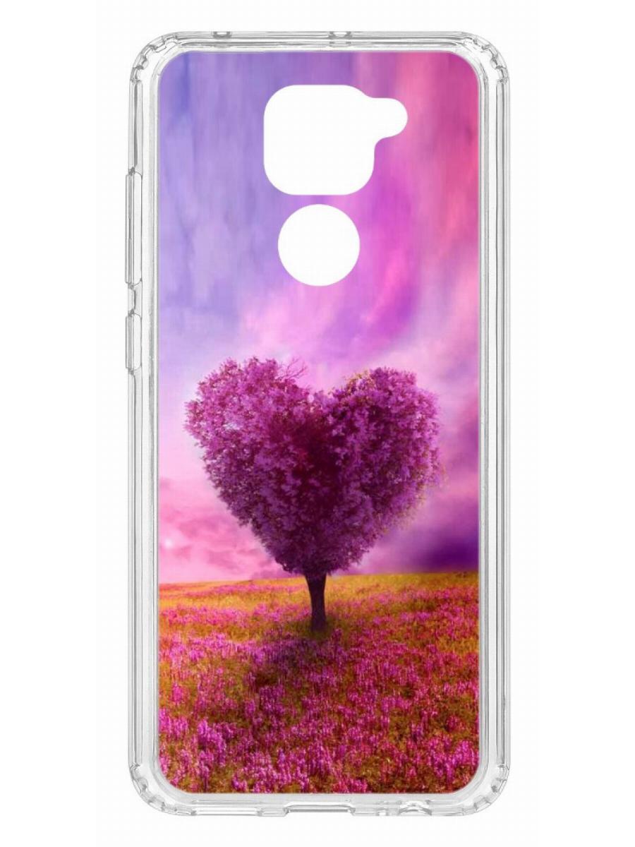 фото Чехол на xiaomi redmi note 9 kruche print pink heart кruче