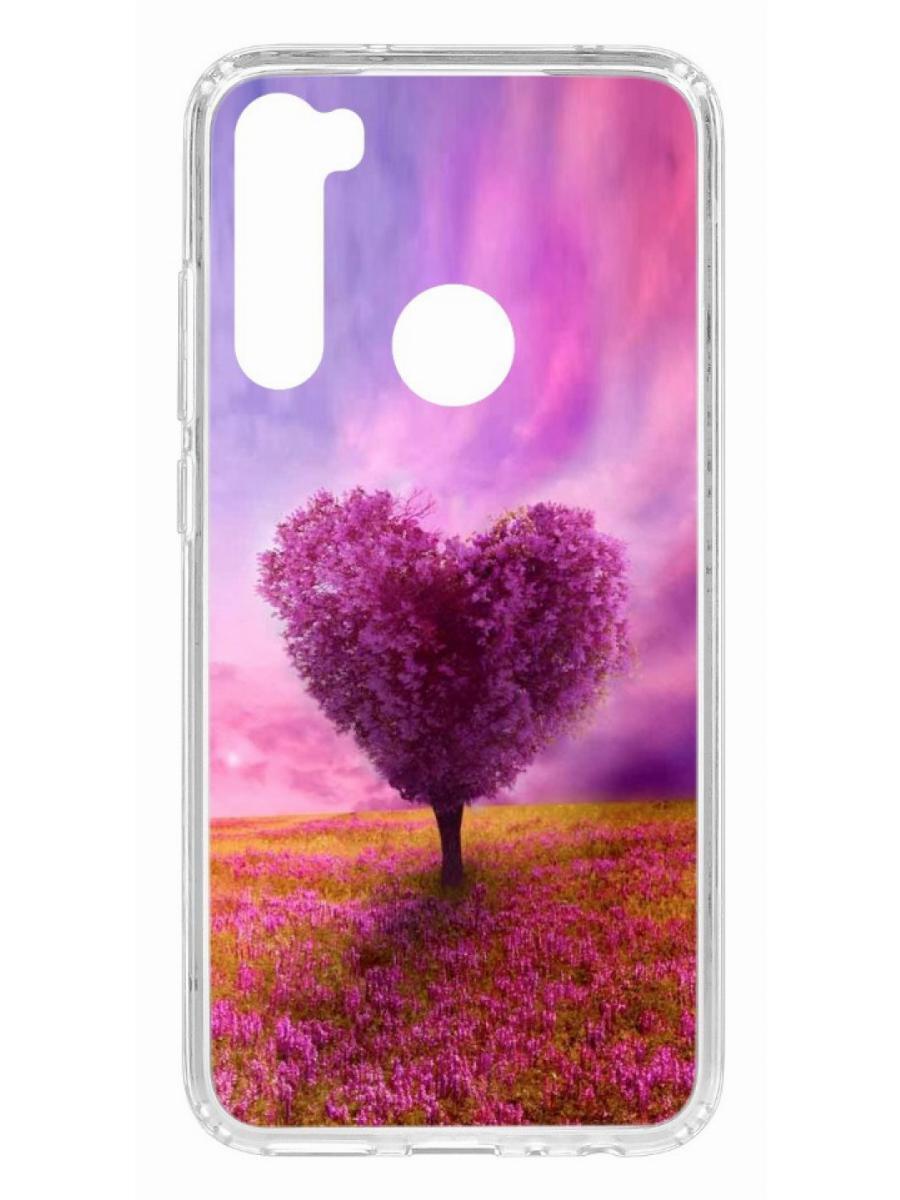 фото Чехол на xiaomi redmi note 8 kruche print pink heart кruче