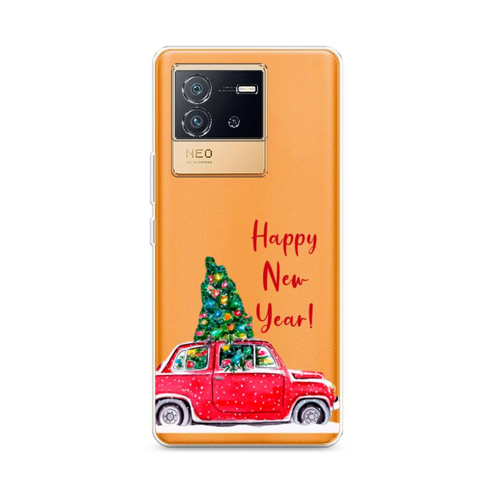 

Чехол на Vivo iQOO Neo6 "Happy New Year", Красный;зеленый, 266850-5