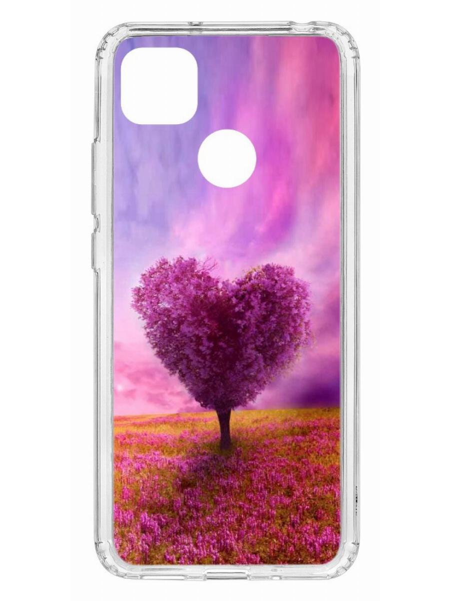 фото Чехол на xiaomi redmi 9c kruche print pink heart кruче