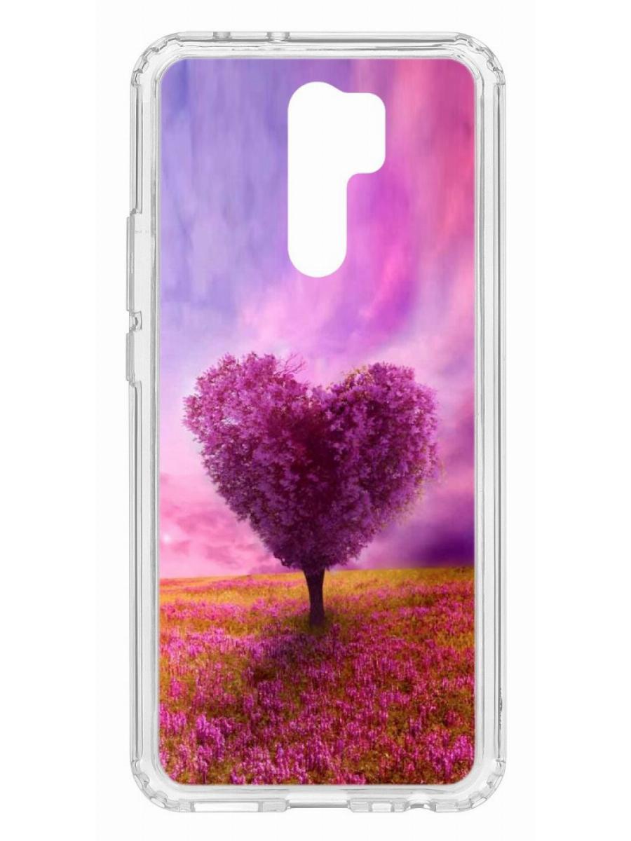 фото Чехол на xiaomi redmi 9 kruche print pink heart кruче