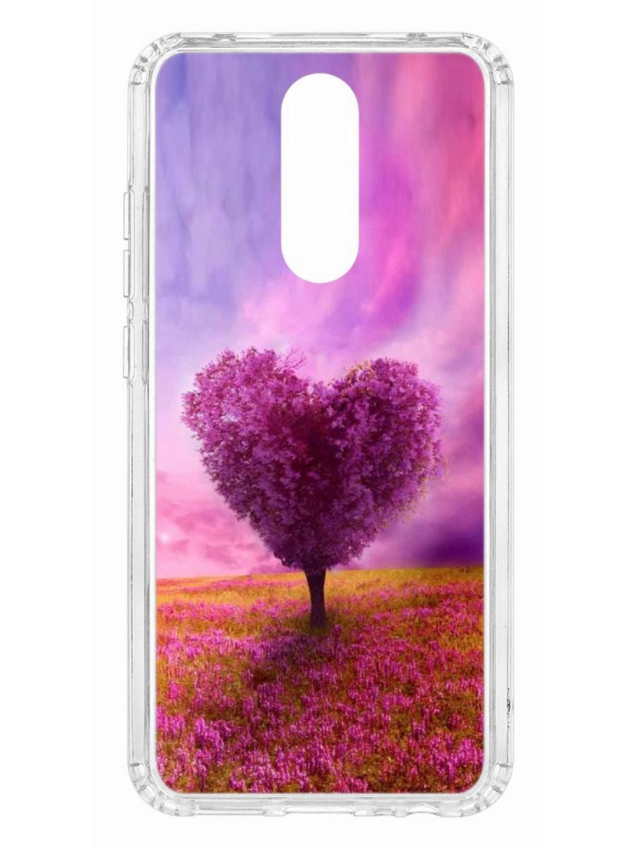 

Чехол на Xiaomi Redmi 8 Kruche Print Pink heart