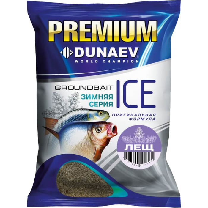 Прикормка рыболовная Dunaev Ice Premium Лещ 1 упаковка