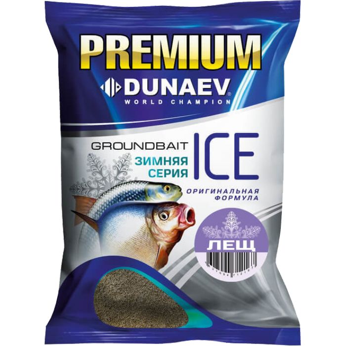

Прикормка рыболовная Dunaev Ice Premium Лещ 1 упаковка, Разноцветный, Ice Premium