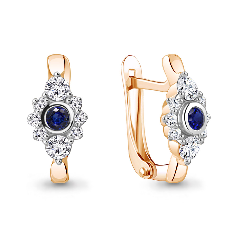 

Серьги из серебра с фианитом Aquamarine Aquamarine 49459АБ_925_з, 49459АБ_925_з