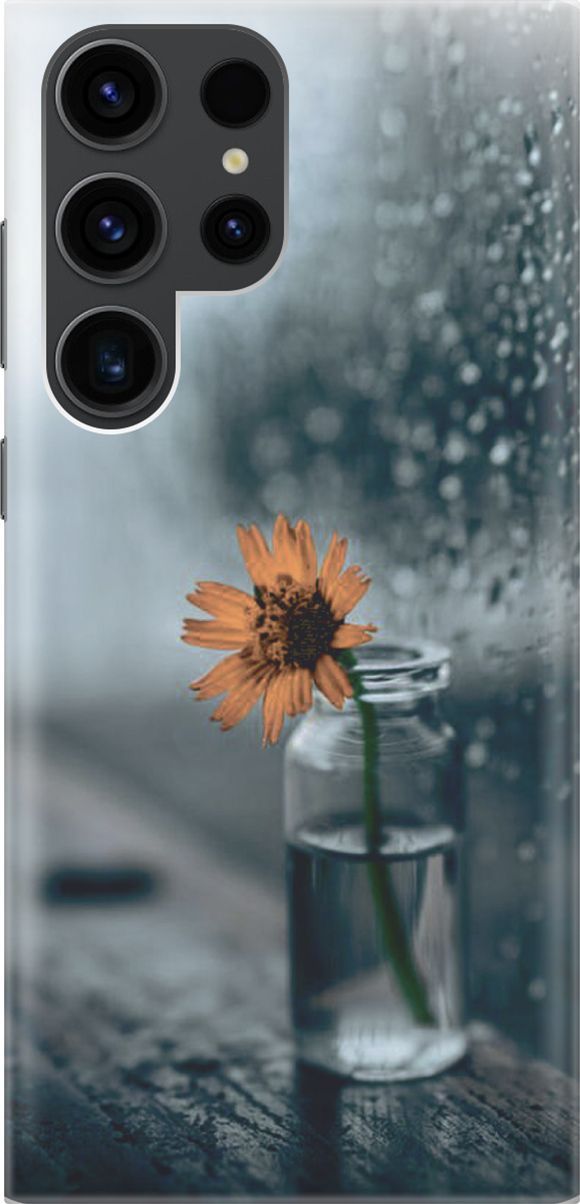 

Чехол на Samsung Galaxy S23 Ultra "Осенняя меланхолия", Желтый;серый, 158339