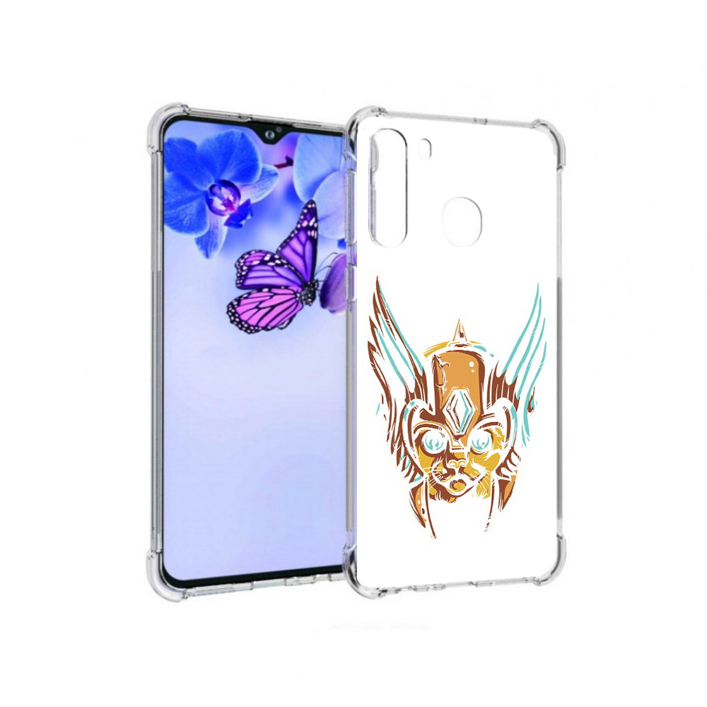 

Чехол MyPads Tocco для Samsung Galaxy A21 тор абстракция (PT226904.547.644), Прозрачный, Tocco