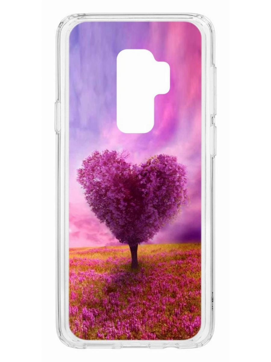 фото Чехол на samsung galaxy s9 plus kruche print pink heart кruче