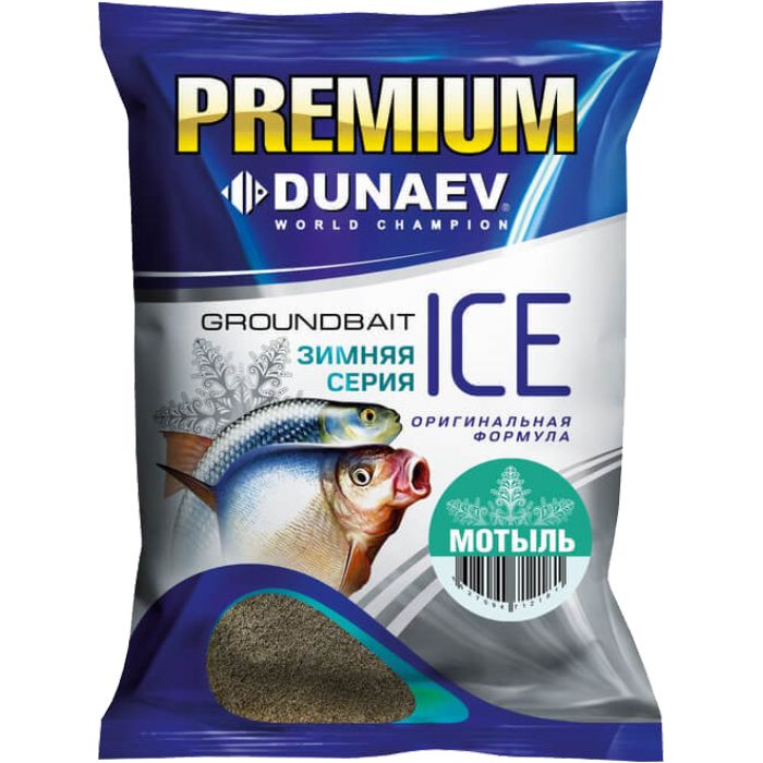 

Прикормка рыболовная Dunaev Ice Premium Мотыль 1 упаковка, Разноцветный, Ice Premium