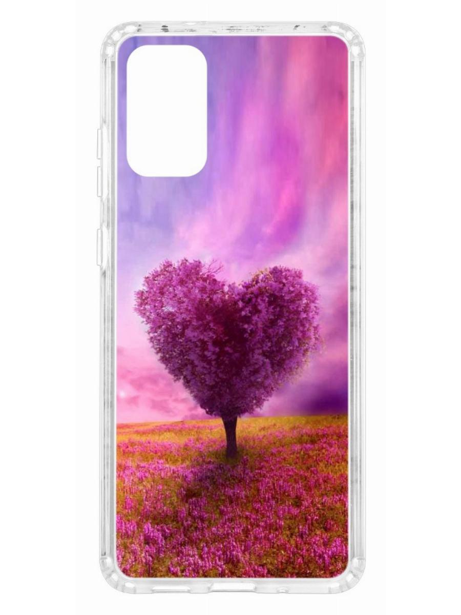 фото Чехол на samsung galaxy s20 plus kruche print pink heart кruче