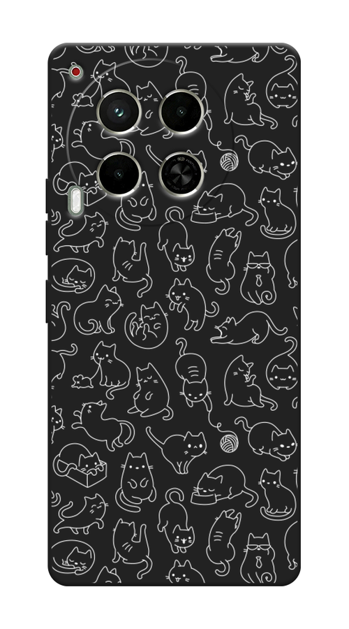 

Чехол Awog на Tecno Camon 30 5G "Шкодливые котики", Прозрачный;бежевый, 305552-1