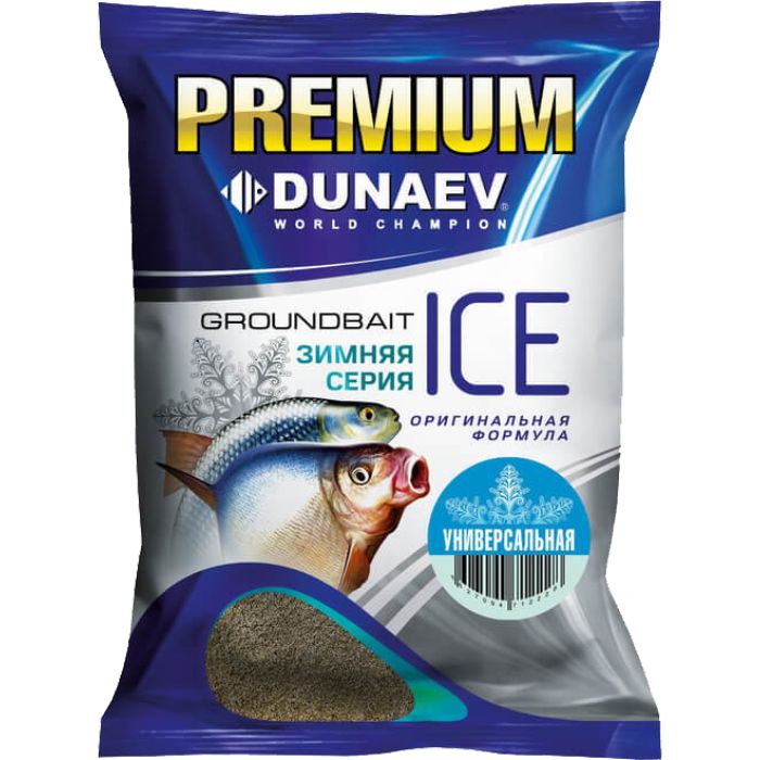 Прикормка рыболовная Dunaev Ice Premium Универсальная 1 упаковка