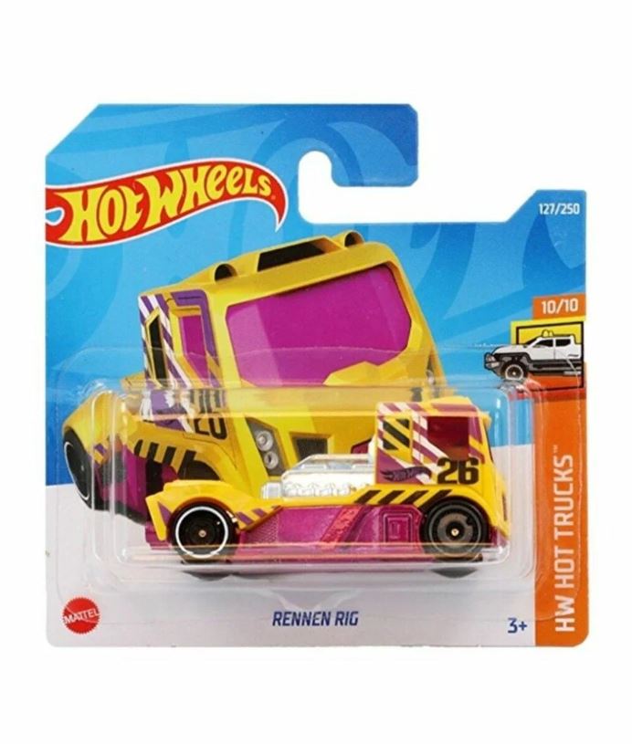 

Машинка Hot Wheels RENNEN RIG 5785/HCX55, Желтый