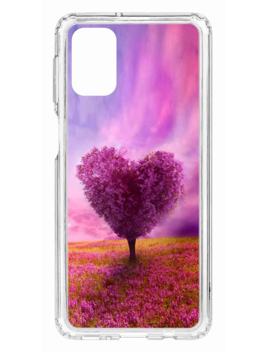 фото Чехол на samsung galaxy m31s kruche print pink heart кruче