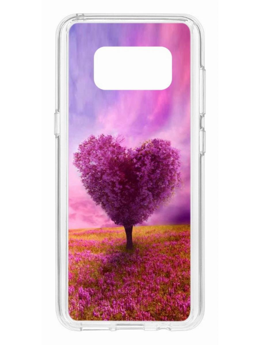 фото Чехол на samsung galaxy s8 kruche print pink heart кruче