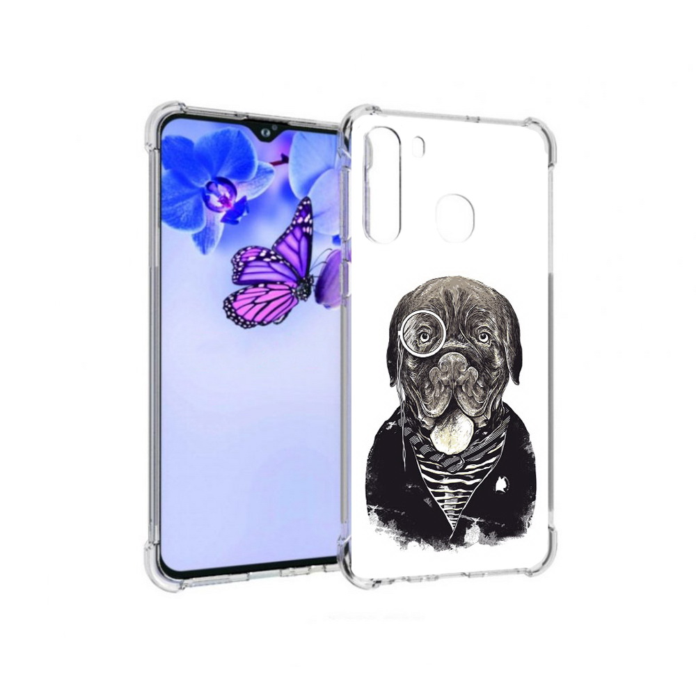 

Чехол MyPads Tocco для Samsung Galaxy A21 солидный песик (PT226904.547.615), Прозрачный, Tocco