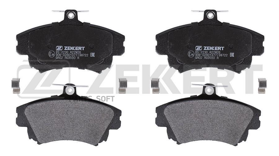 

Колодки тормозные Mitsubishi Carisma (DA) 95-; Volvo S40 96- передние диско ZEKKERT BS2230
