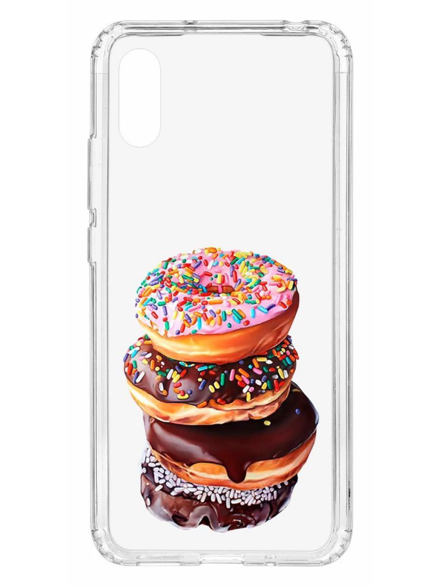 фото Чехол на xiaomi redmi 9a kruche print donuts кruче