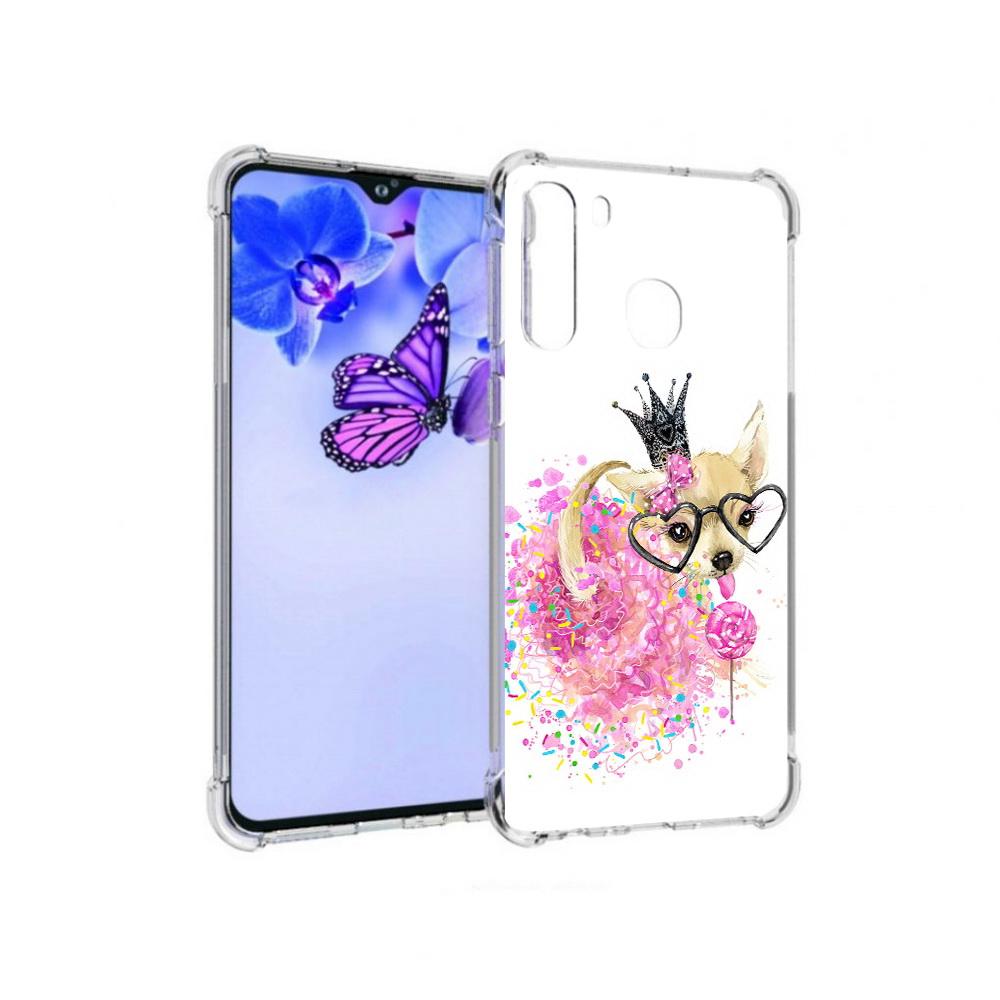 

Чехол MyPads Tocco для Samsung Galaxy A21 сладкая принцесса (PT226904.547.606), Прозрачный, Tocco