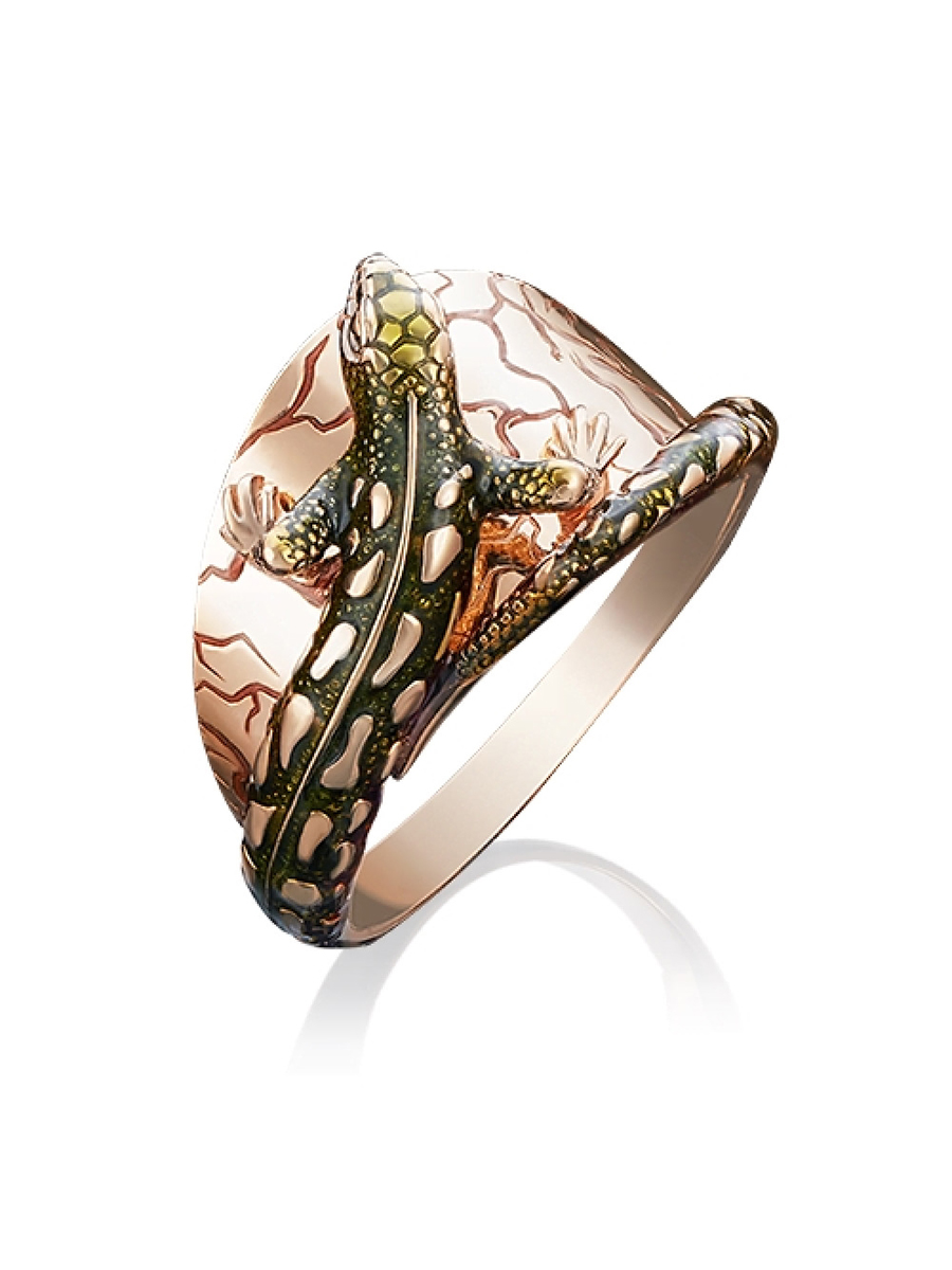 

Кольцо из золота р. 18 PLATINA jewelry 01-5030-00-000-1110-59, эмаль, 01-5030-00-000-1110-59