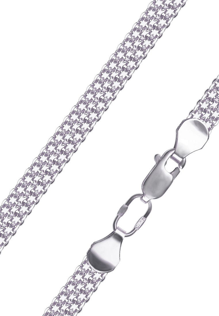 

Цепочка из серебра 50 см Kari Jewelry ЦБ4Я140А2гР-С888, Серебристый, ЦБ4Я140А2гР-С888