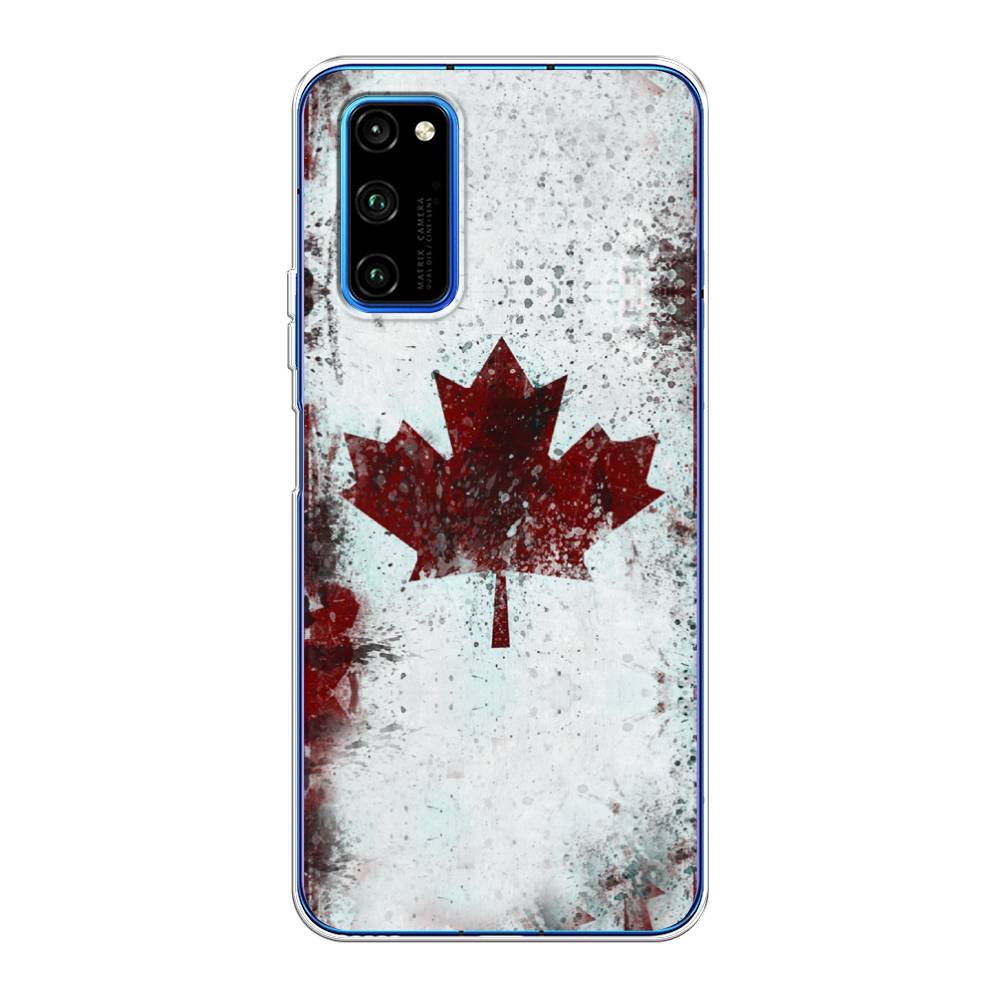 

Чехол Awog на Huawei Honor V30 Pro "Канада", Белый;красный;черный, 611450-5