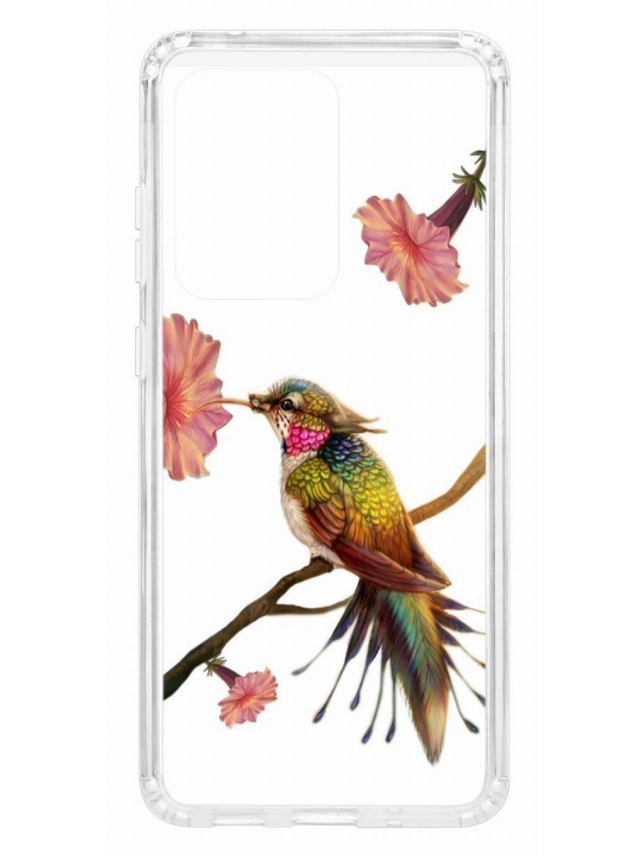 фото Чехол на samsung galaxy s20 ultra kruche print колибри кruче