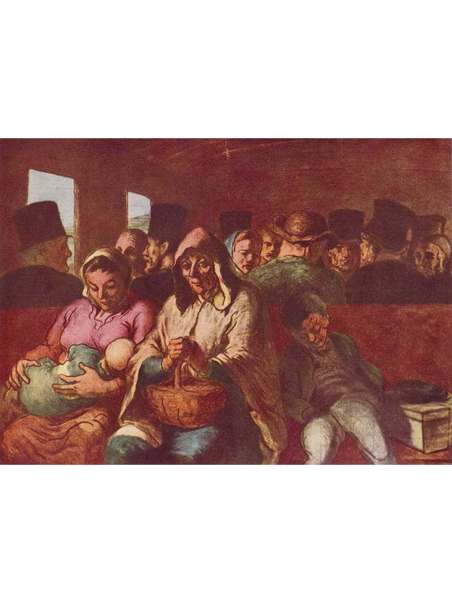 

Постер DRABS A2 Домье Оноре Викторьен Вагон третьего класса1