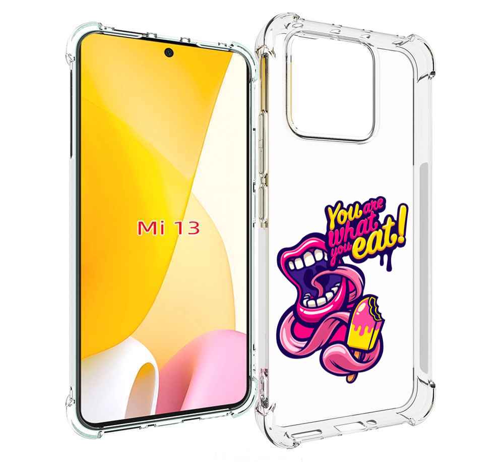 

Чехол MyPads ты-то-что-ты-ешь для Xiaomi 13, Прозрачный, Tocco