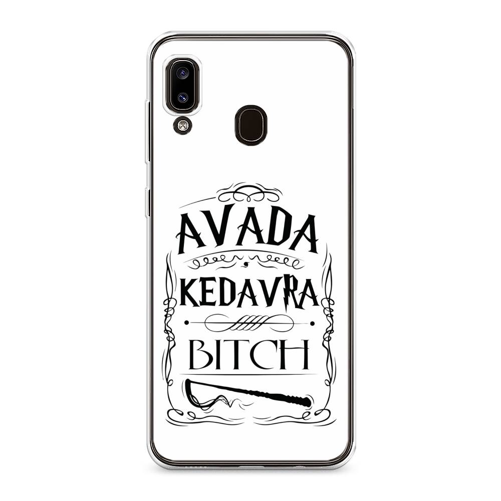 

Чехол на Samsung Galaxy A30/A20 "Avada kedavra bitch", Белый;серый;черный, 27550-6