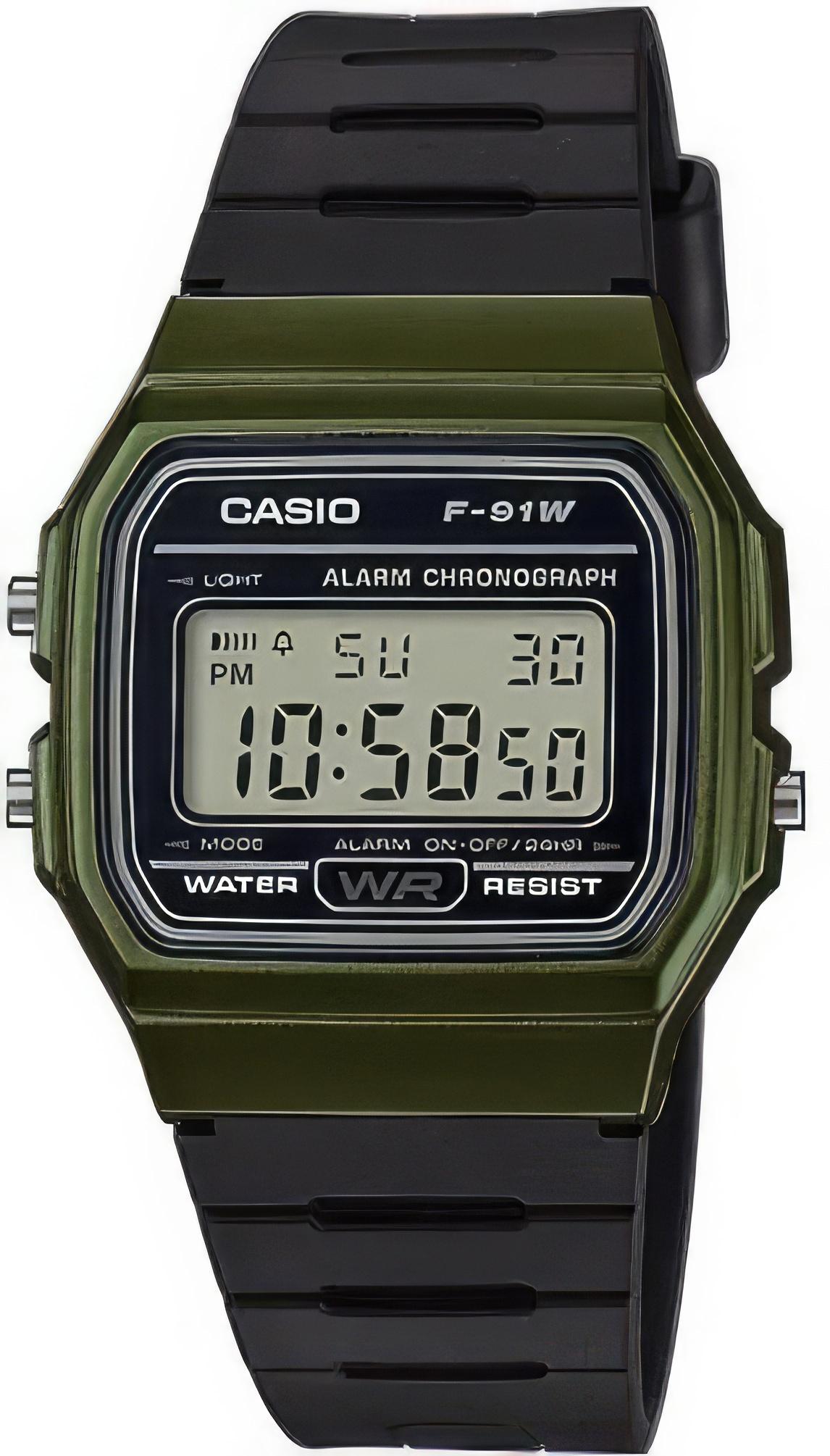 

Наручные часы мужские Casio F-91WM-3A, F-91WM-3A