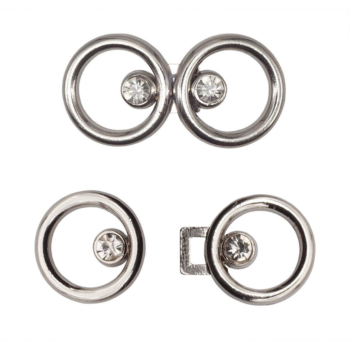 

DF 264 Крючок 3,3см*1,7см (nickel (серебро (никель), 6 шт