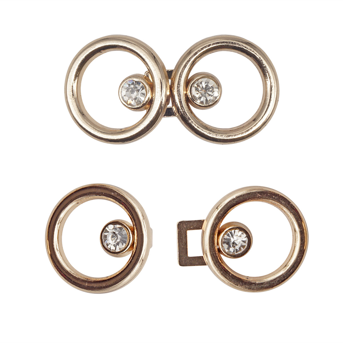 

DF 264 Крючок 3,3см*1,7см (gold (золото), 6 шт