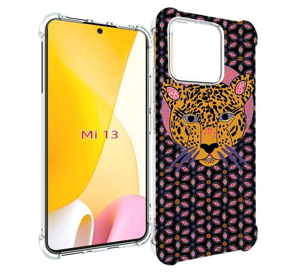 

Чехол MyPads тигр-в-глазах для Xiaomi 13, Прозрачный, Tocco