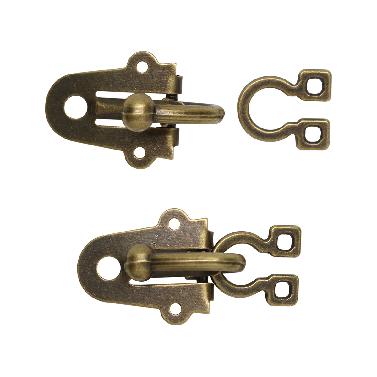 

DF 239 Крючок 2,9*1,5см (OB), 4 шт, Бронзовый