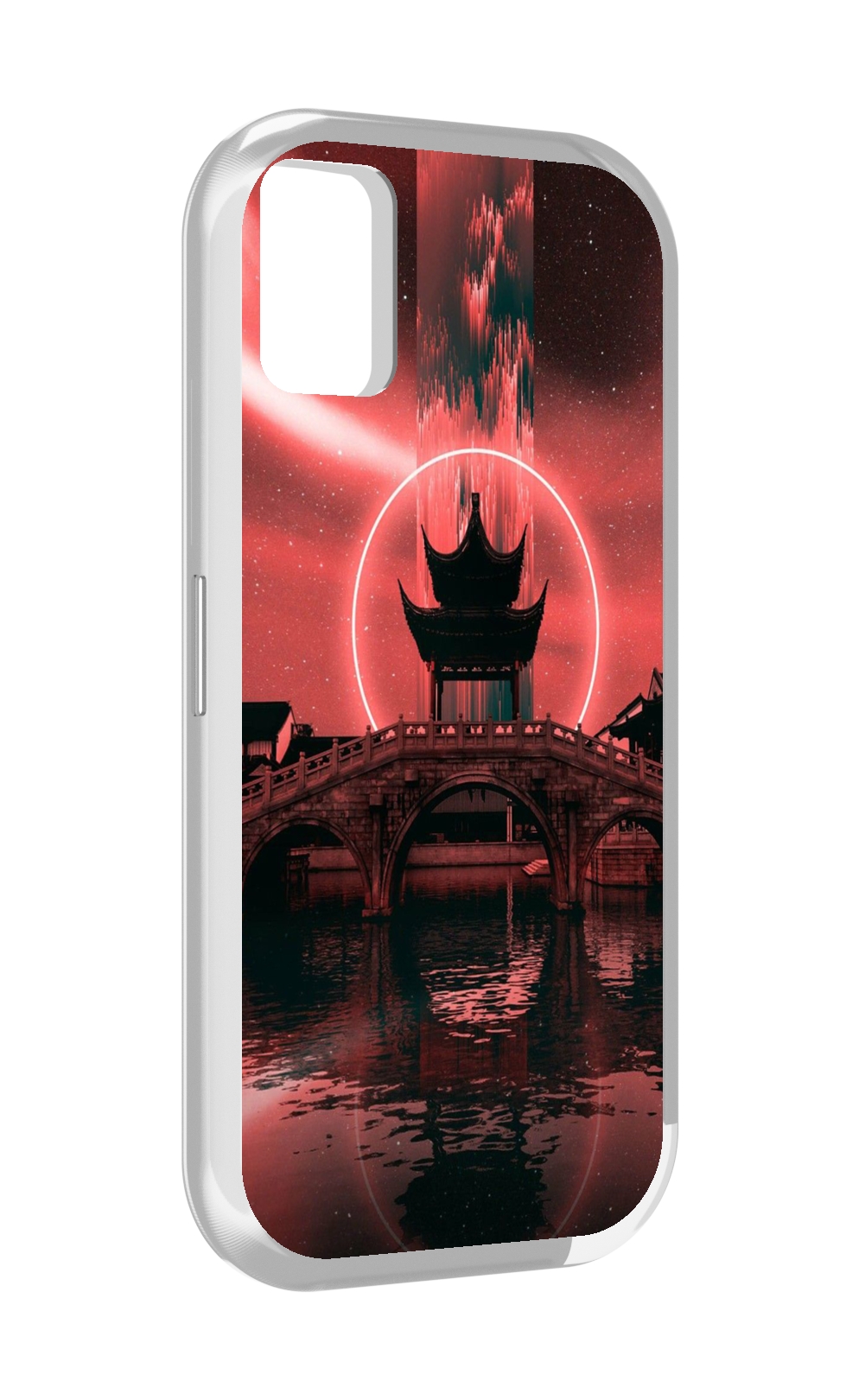 

Чехол MyPads японский мост красный фон для UMIDIGI A11, Прозрачный, Tocco