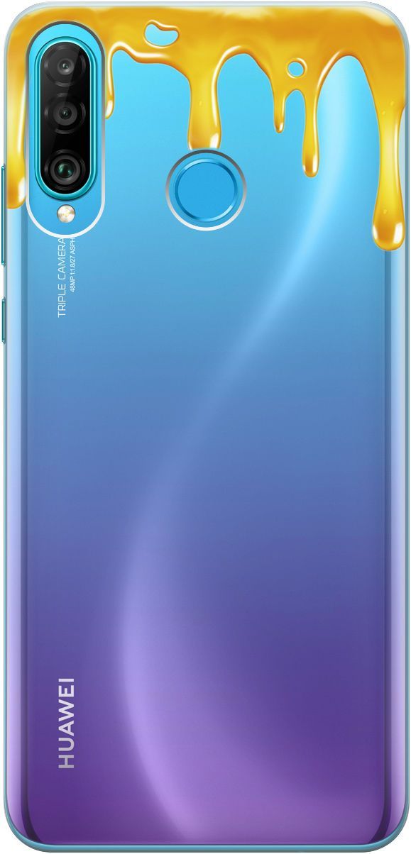 

Чехол на Honor 20 Lite/20s/Huawei P30 Lite "Honey" прозрачный, Прозрачный;желтый, 1692