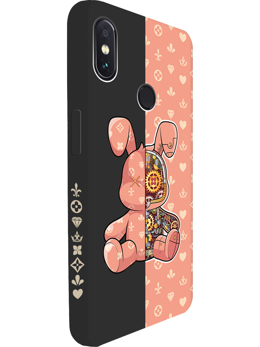 

Силиконовый чехол на Xiaomi Redmi Note 5 / Note 5 Pro с принтом матовый черный 821056, Бежевый;оранжевый;черный, 717568771